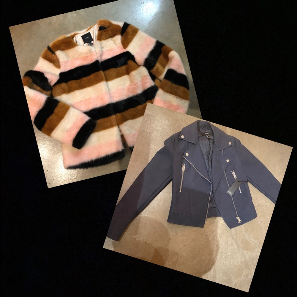 Bundle of TWO (2) NWT Forever 21 Jackets Size S Small #ZV8